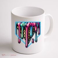 Home Plate Drip Ice Cream Softball & Baseball Coffee Mug thumb 1
