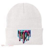 Home Plate Drip Ice Cream Softball & Baseball Beanie thumb 0