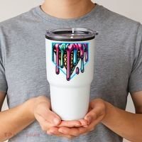 Home Plate Drip Ice Cream Softball & Baseball Tumbler thumb 2