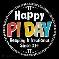 Happy Pi Day Keeping It Irrational Since 3.14 Doggie Tank thumb 4