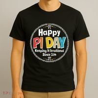 Happy Pi Day Keeping It Irrational Since 3.14 T-Shirt thumb 3