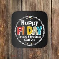 Happy Pi Day Keeping It Irrational Since 3.14 Coaster thumb 0
