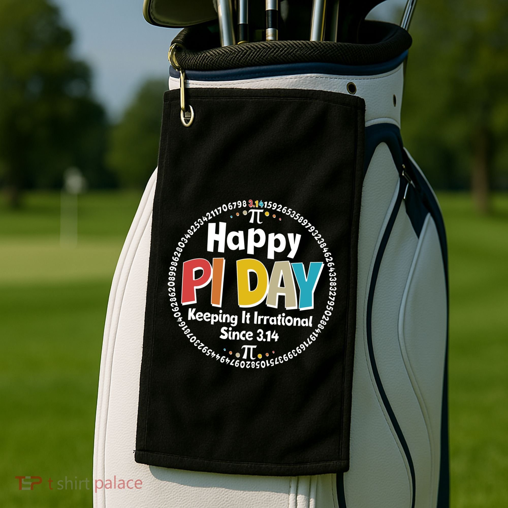 Happy Pi Day Keeping It Irrational Since 3.14 Golf Towel