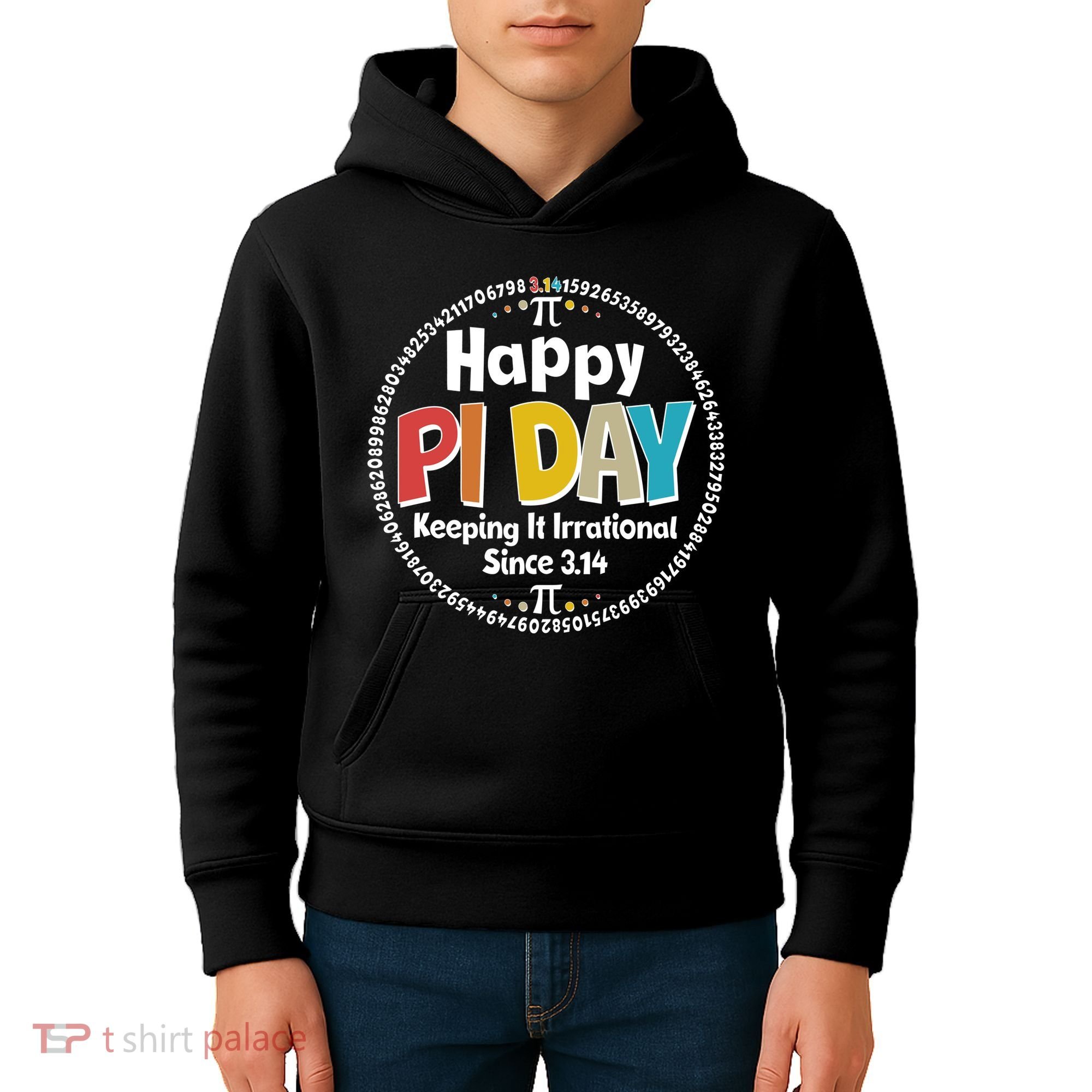 Happy Pi Day Keeping It Irrational Since 3.14 Kids Hoodie