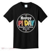 Happy Pi Day Keeping It Irrational Since 3.14 Kids T-Shirt thumb 0
