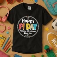 Happy Pi Day Keeping It Irrational Since 3.14 Kids T-Shirt thumb 3
