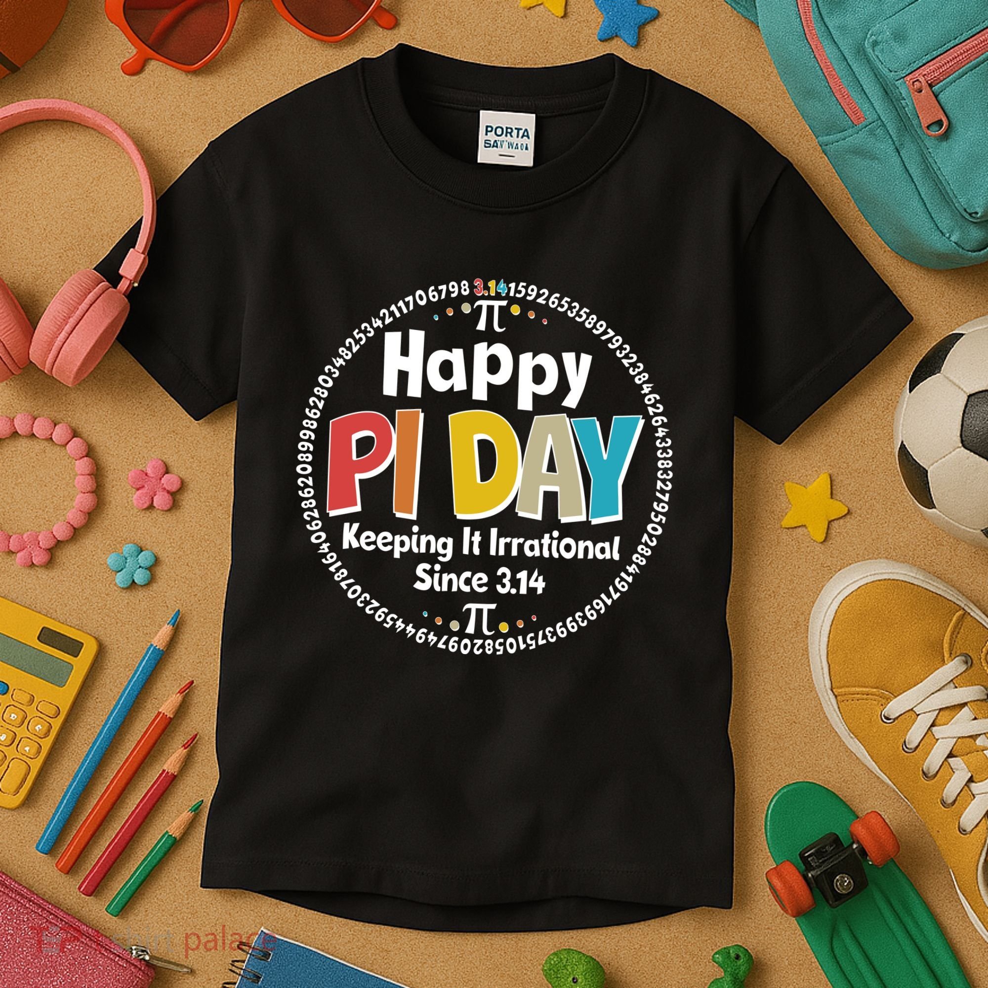 Happy Pi Day Keeping It Irrational Since 3.14 Kids T-Shirt