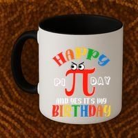 Happy Pi Day March 14th Birthday Funny Great Gift Coffee Mug thumb 2