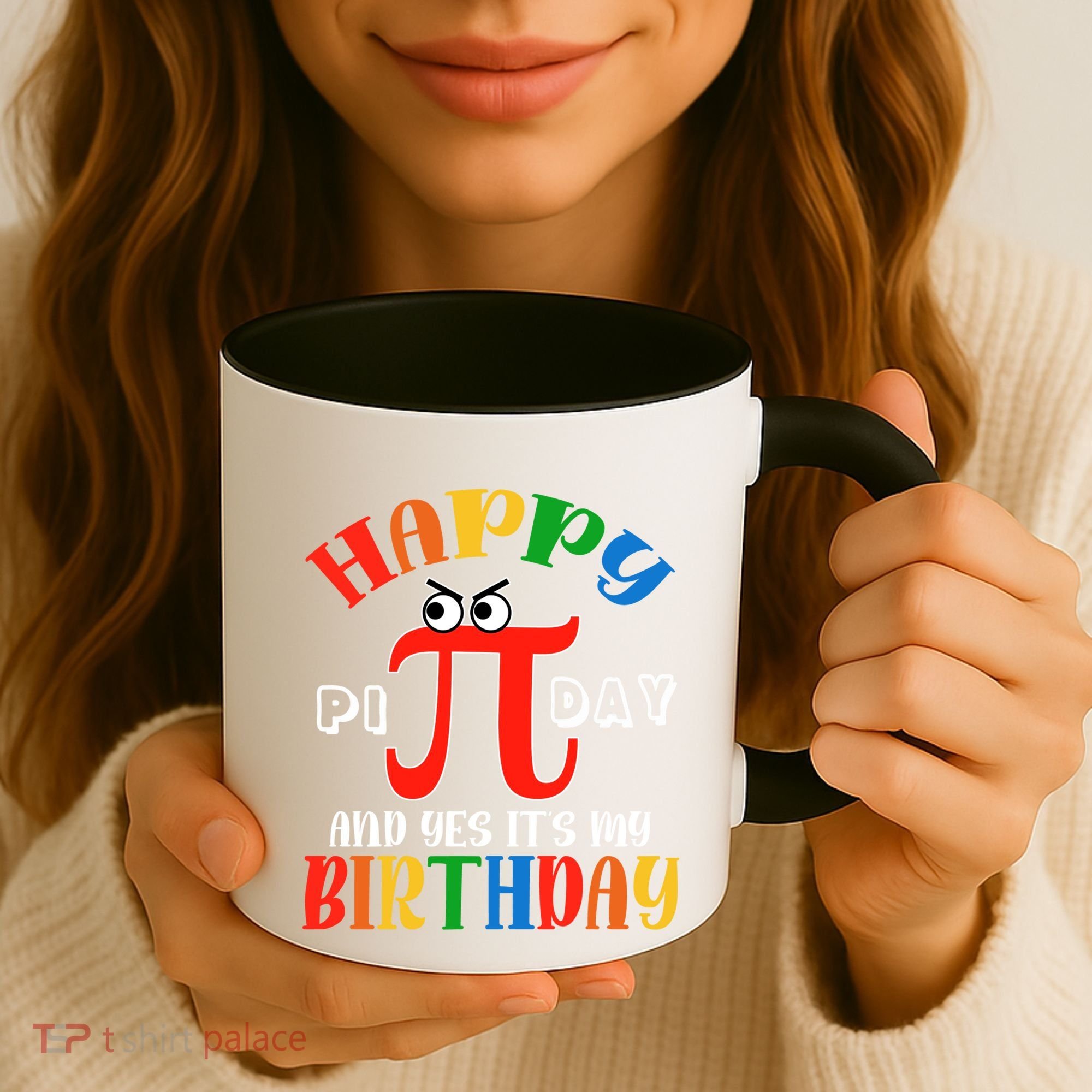 Happy Pi Day March 14th Birthday Funny Great Gift Coffee Mug