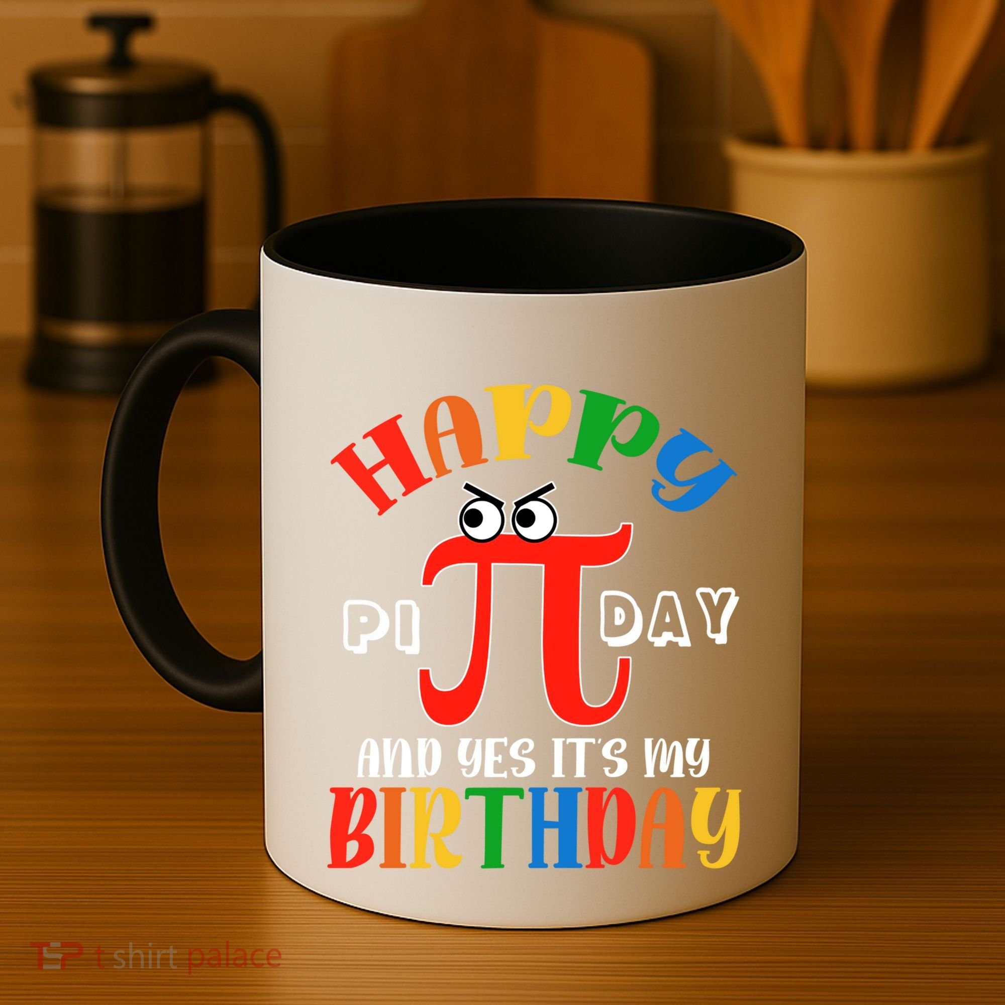 Happy Pi Day March 14th Birthday Funny Great Gift Coffee Mug