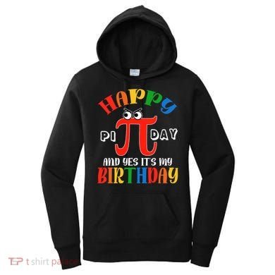 Happy Pi Day March 14th Birthday Funny Great Gift Women's Hoodie