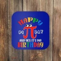 Happy Pi Day March 14th Birthday Funny Great Gift Coaster thumb 0