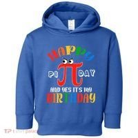 Happy Pi Day March 14th Birthday Funny Great Gift Toddler Hoodie thumb 0