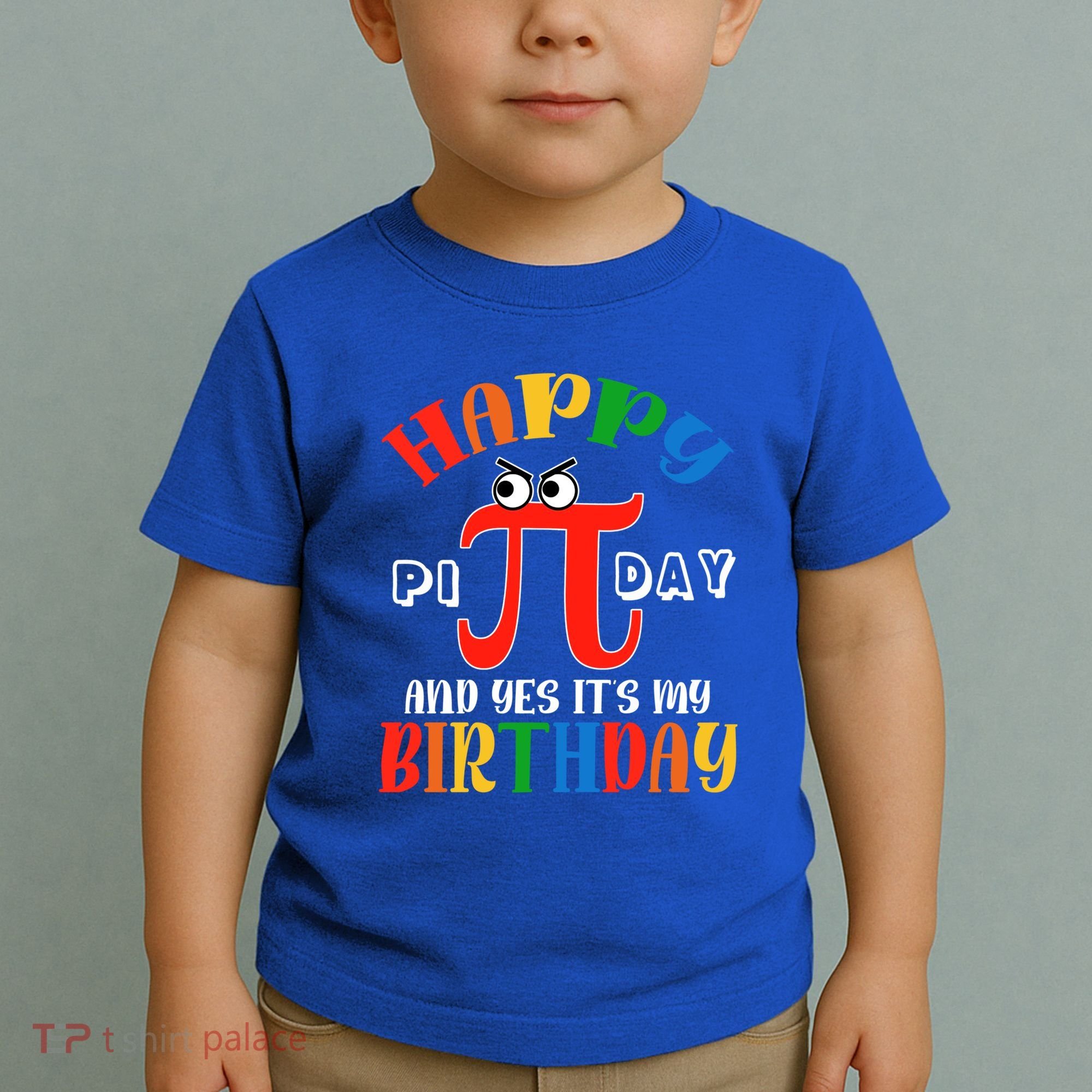 Happy Pi Day March 14th Birthday Funny Great Gift Toddler T-Shirt