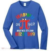 Happy Pi Day March 14th Birthday Funny Great Gift Women's Long Sleeve Shirt thumb 0