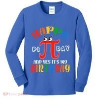 Happy Pi Day March 14th Birthday Funny Great Gift Kids Long Sleeve Shirt thumb 0
