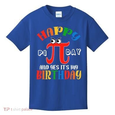 Happy Pi Day March 14th Birthday Funny Great Gift Kids T-Shirt