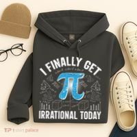 Happy Pi Day March 14 I Finally Get Irrational Today Hoodie thumb 4