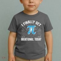 Happy Pi Day March 14 I Finally Get Irrational Today Toddler T-Shirt thumb 2