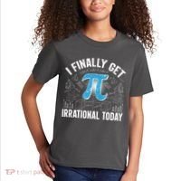 Happy Pi Day March 14 I Finally Get Irrational Today Kids T-Shirt thumb 2