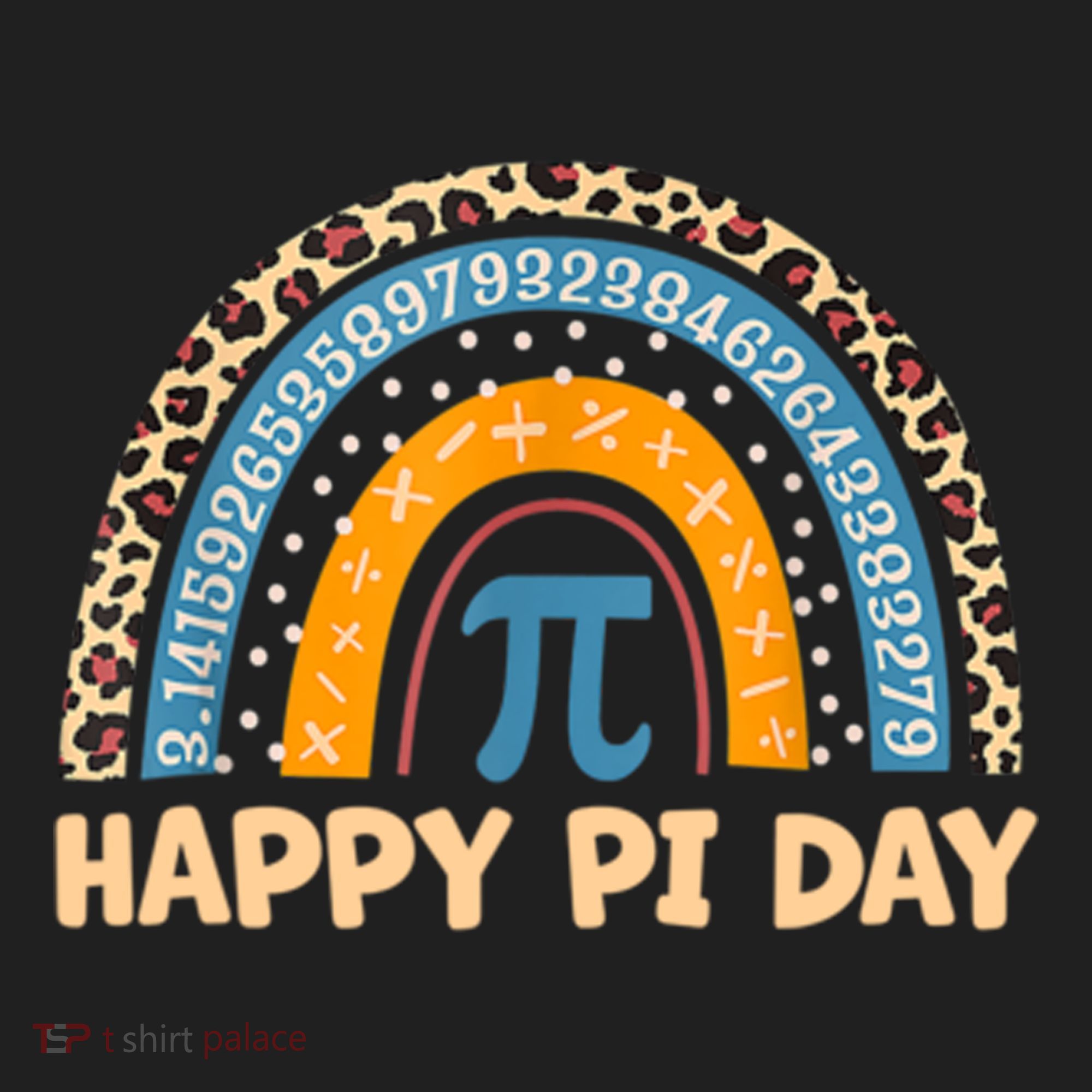 Happy Pi Day Leopard Rainbow Women's Sweatshirt