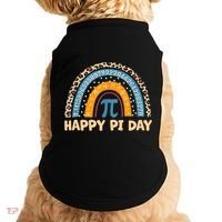 Happy Pi Day Leopard Rainbow Doggie Tank thumb 0
