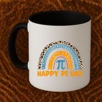 Happy Pi Day Leopard Rainbow Coffee Mug thumb 2