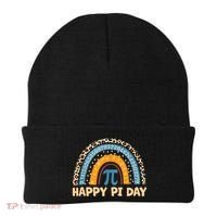 Happy Pi Day Leopard Rainbow Beanie thumb 0