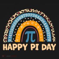 Happy Pi Day Leopard Rainbow Polo thumb 3