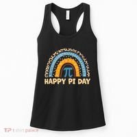 Happy Pi Day Leopard Rainbow Women's Tank Top thumb 0