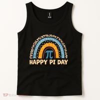 Happy Pi Day Leopard Rainbow Tank Top thumb 2