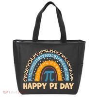 Happy Pi Day Leopard Rainbow Tote Bag thumb 0