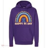 Happy Pi Day Leopard Rainbow Hoodie thumb 0