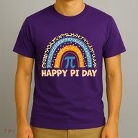 Happy Pi Day Leopard Rainbow T-Shirt thumb 3