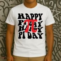 Happy Pi Day Retro Vintage T-Shirt thumb 3
