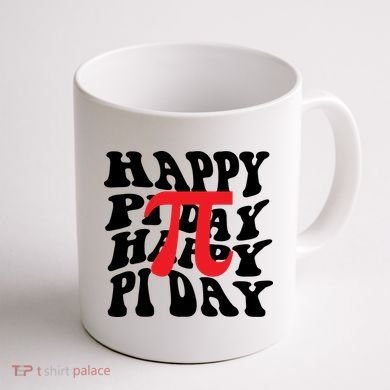 Happy Pi Day Retro Vintage Coffee Mug back