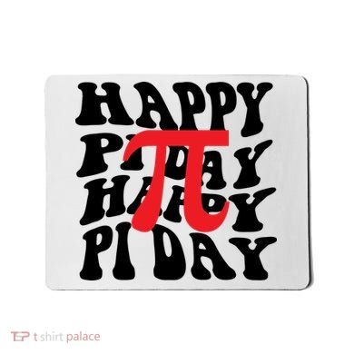 Happy Pi Day Retro Vintage Mousepad