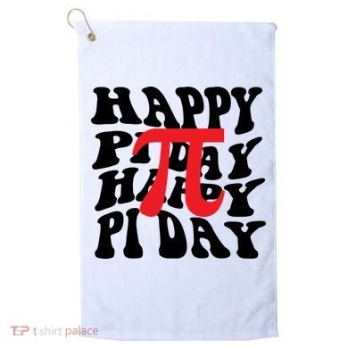 Happy Pi Day Retro Vintage Golf Towel