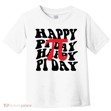 Happy Pi Day Retro Vintage Toddler T-Shirt