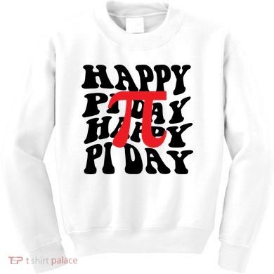 Happy Pi Day Retro Vintage Kids Sweatshirt