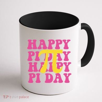 Happy Pi Day Vintage Coffee Mug back