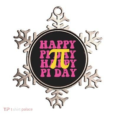 Happy Pi Day Vintage Ornament