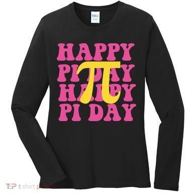 Happy Pi Day Vintage Women's Long Sleeve Shirt
