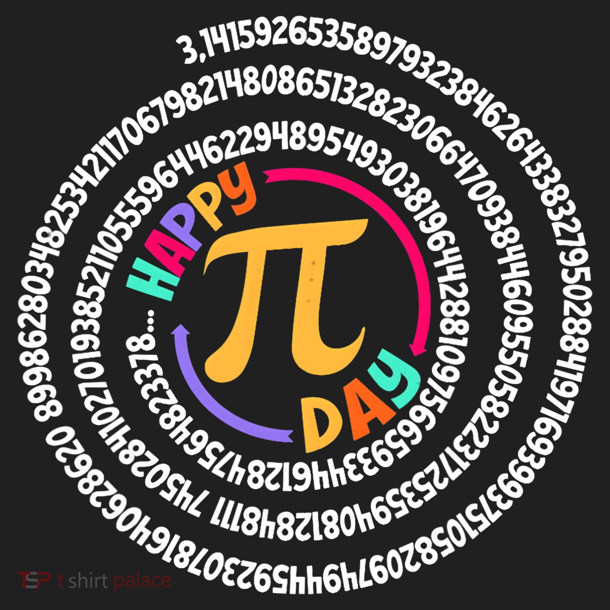 Happy Pi Day 3.14 Mathematic Math Teacher Gift Spiral Pi Day Women's Sweatshirt