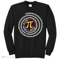 Happy Pi Day 3.14 Mathematic Math Teacher Gift Spiral Pi Day Sweatshirt thumb 0