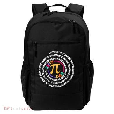 Happy Pi Day 3.14 Mathematic Math Teacher Gift Spiral Pi Day Backpack