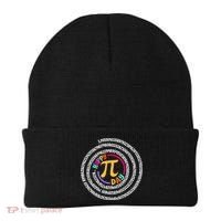 Happy Pi Day 3.14 Mathematic Math Teacher Gift Spiral Pi Day Beanie thumb 0