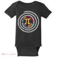 Happy Pi Day 3.14 Mathematic Math Teacher Gift Spiral Pi Day Baby Bodysuit thumb 0