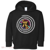 Happy Pi Day 3.14 Mathematic Math Teacher Gift Spiral Pi Day Toddler Hoodie thumb 0