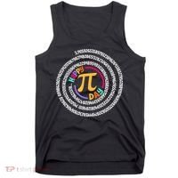 Happy Pi Day 3.14 Mathematic Math Teacher Gift Spiral Pi Day Tank Top thumb 0